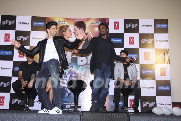 Sooraj Pancholi and Remo Dsouza shake a leg at GF BF Song Launch