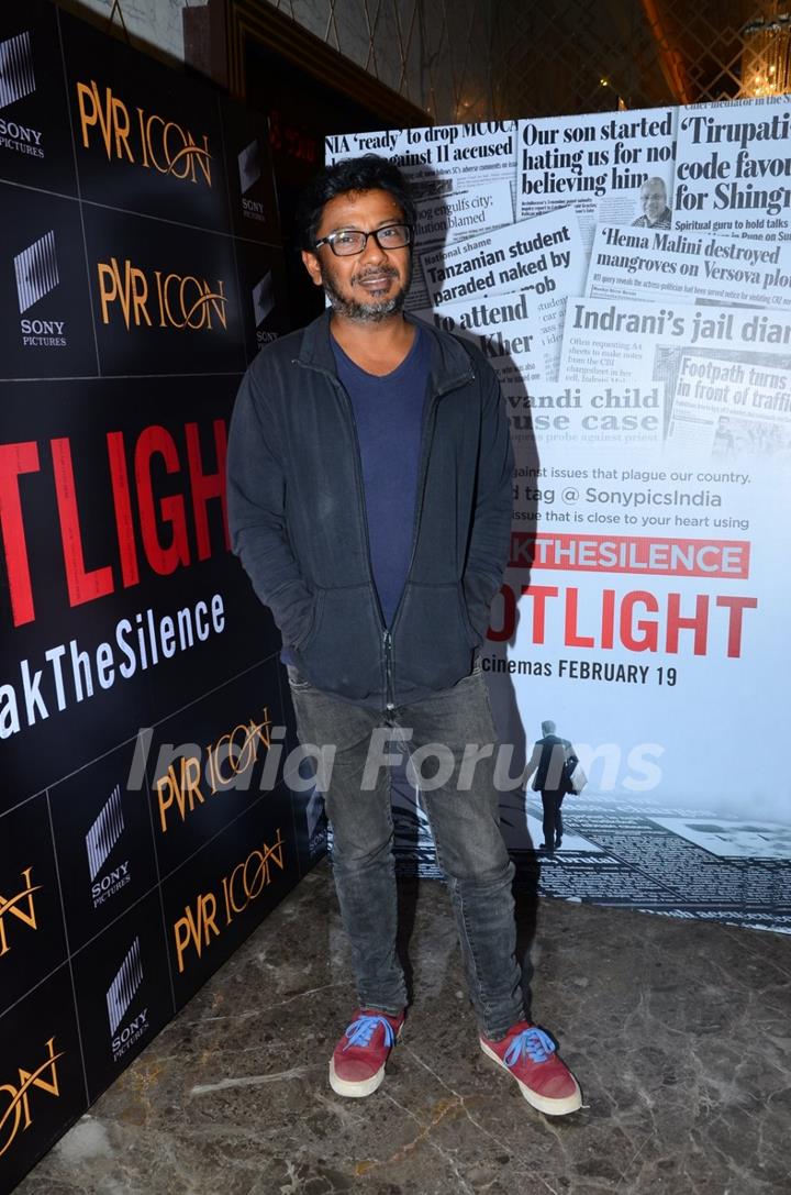 Onir at the Special Screening of Spotlight