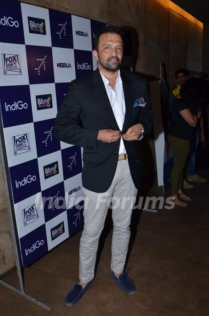 Atul Kasbekar at Special Screening of Neerja for Indigo Air Hostesses