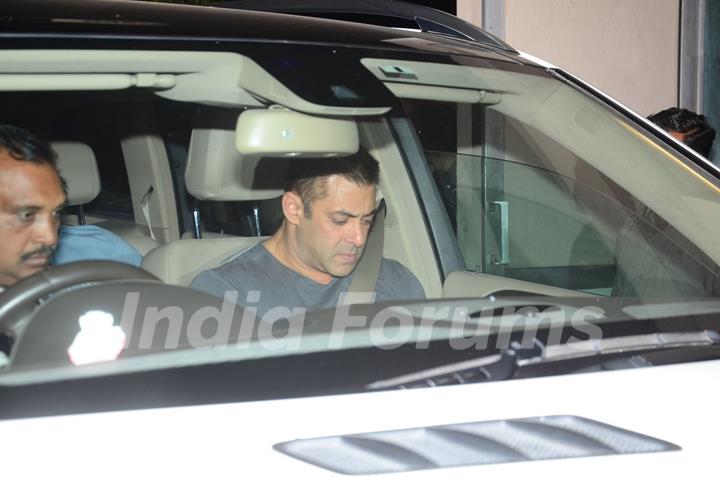 Salman Khan was spotted in the City