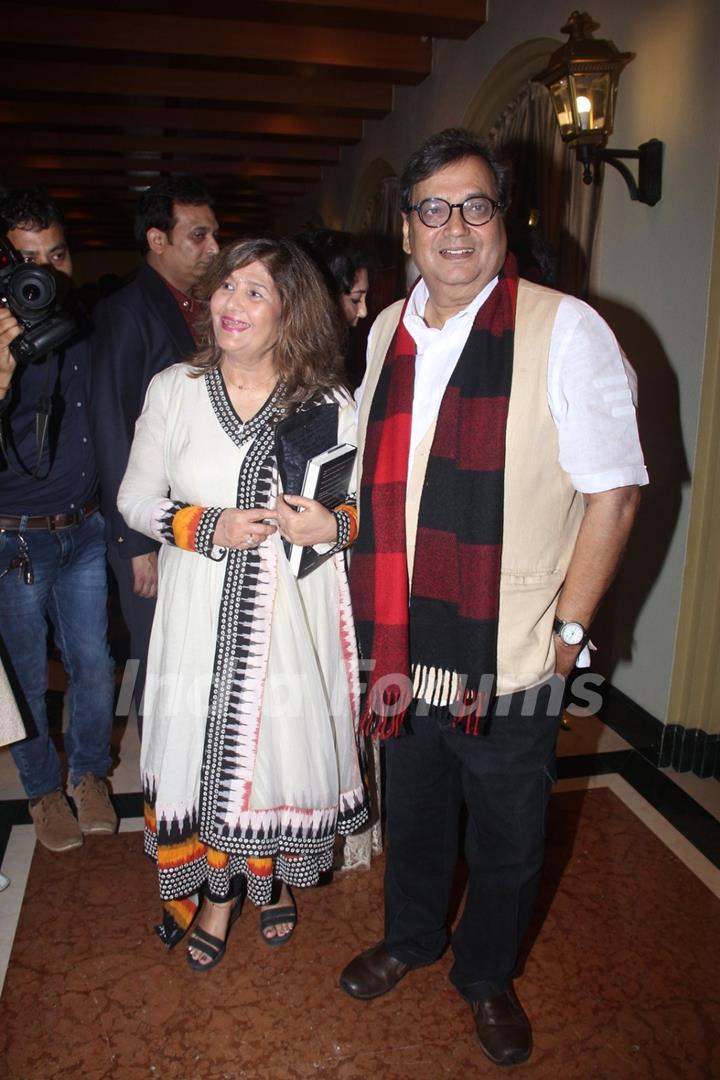 Subhash Ghai poses for the media at Shatrughan Sinha's Book Launch