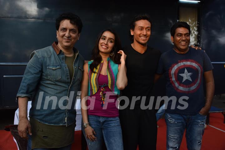 Team Baaghi at Sajid Nadiadwala's Birthday Bash