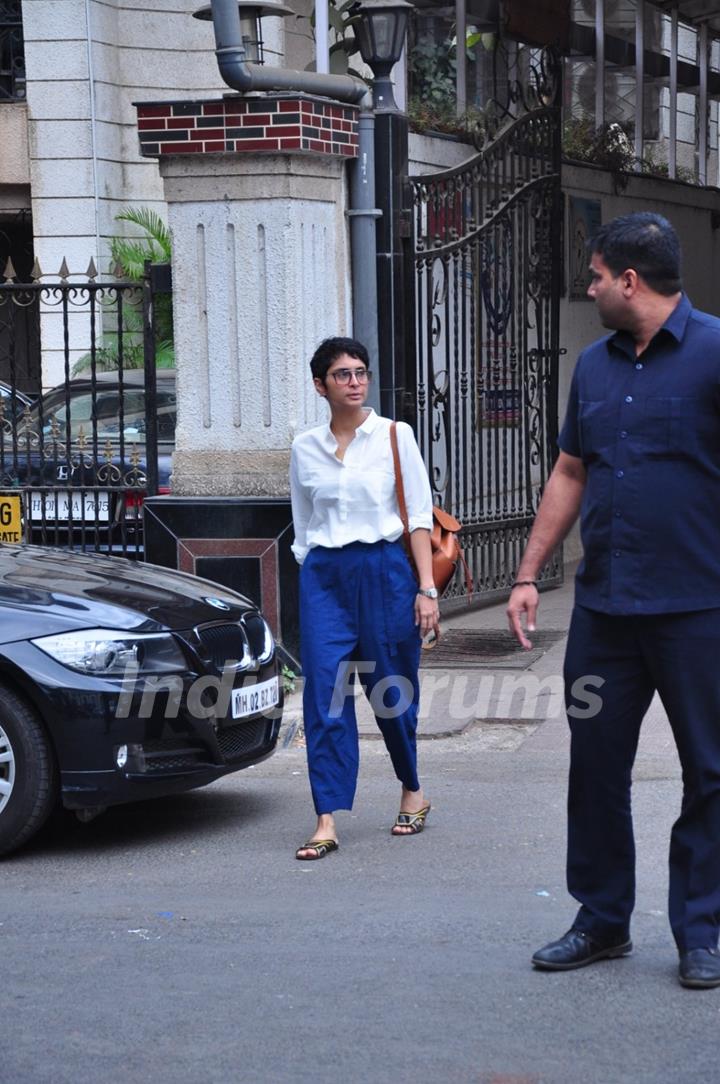 Kiran Rao Snapped Leaving Karan Johar's House