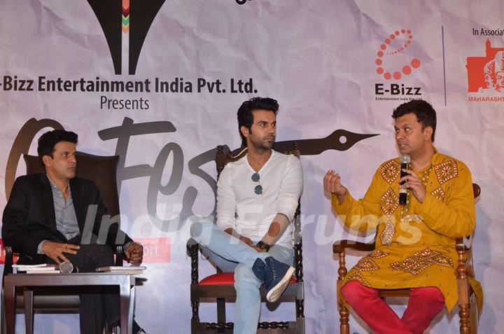 Actor Manoj Bajpayee and Rajkummar Rao at LitoFest