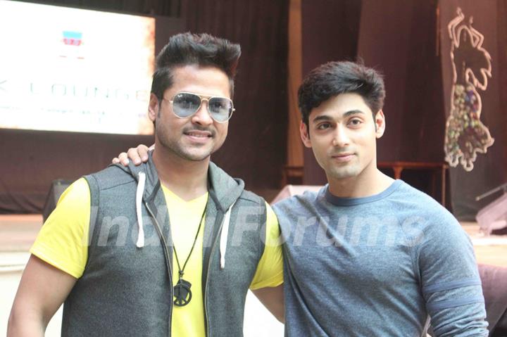 Ruslaan Mumtaz and Sumeet Khetan at Udaan Fest of Bhavans College