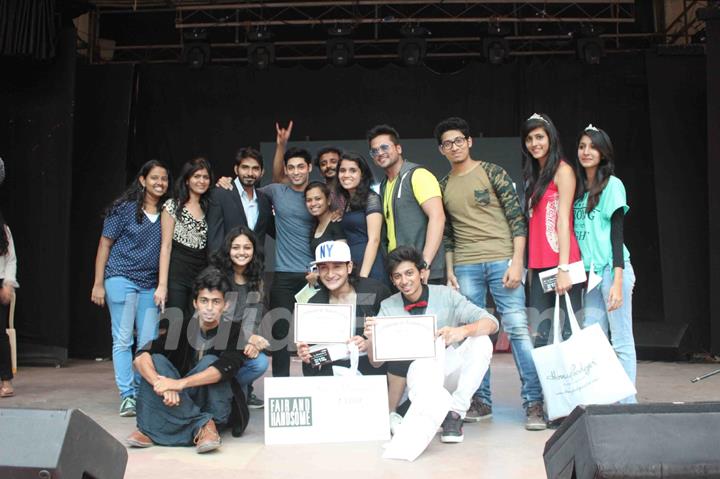 Ruslaan Mumtaz and Sumeet Khetan at Udaan Fest of Bhavans College