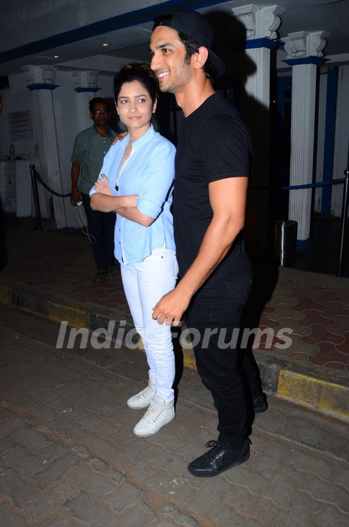 Sushant Singh Rajput and Ankita Lokhande with 'Raabta' Team for Dinner at Villa 69