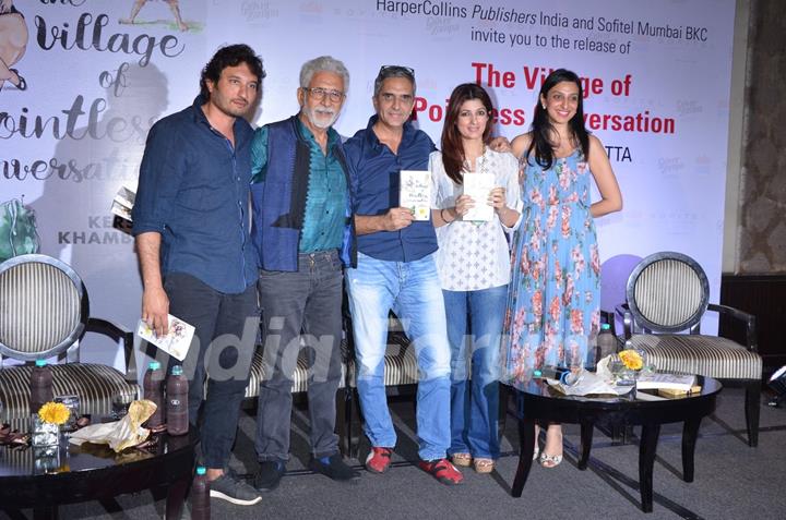 Homi Adajania, Twinkle Khanna and Naseeruddin Shah at Launch of Kersi Khambatta's Book