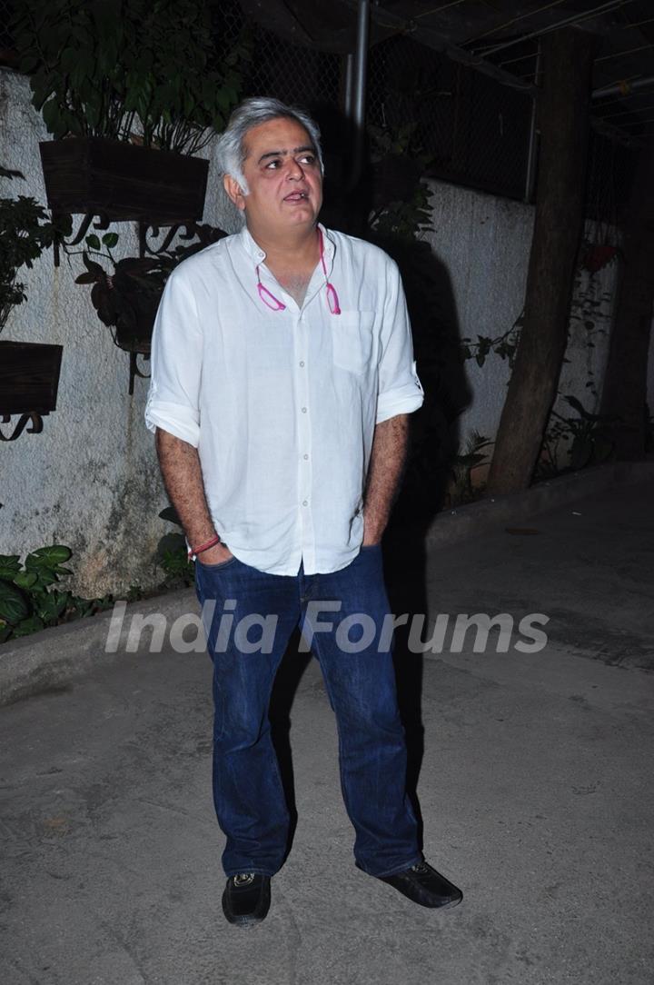 Hansal Mehta at Aligarh Film Screening