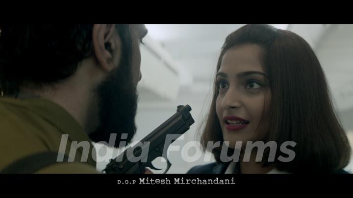 Stills from the film Neerja