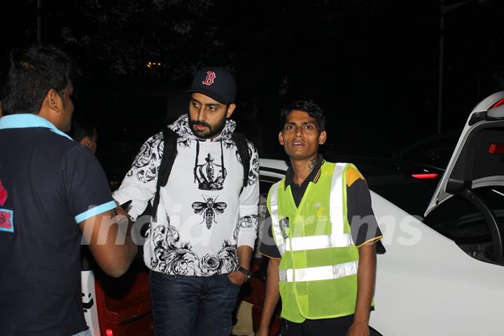 Abhishek Bachchan Snapped at Airport