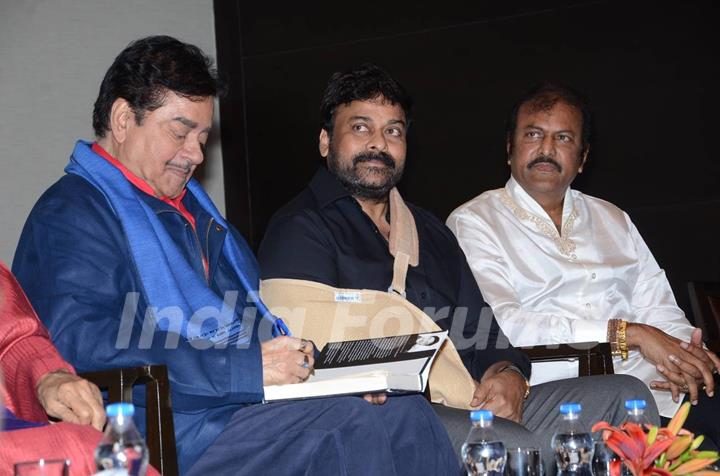 Shatrughan Sinha and Chiranjeevi at Launch of Shatrughan Sinha's Book 'Anything but Khamosh'