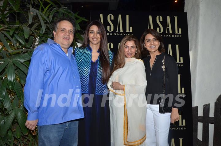 Tabu, Dimple Kapadia, Neetu Singh and Abu Jani at Launch of Abu Sandeep's Store 'ASAL'