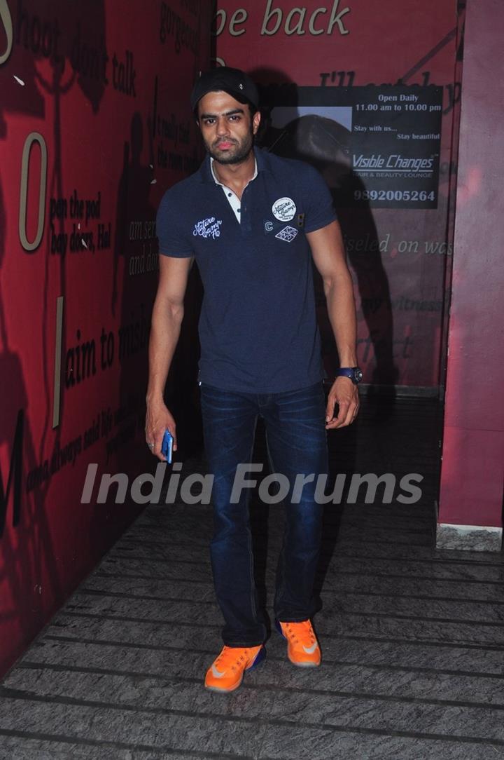 Manish Paul at Special Screening of Tere Bin Laden: Dead or Alive