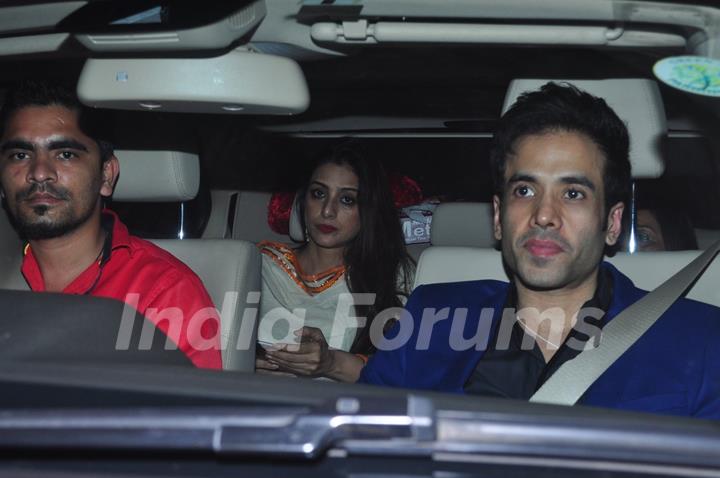 Tusshar Kapoor and Tabu at Dr. Agarwal's Daughter's Wedding