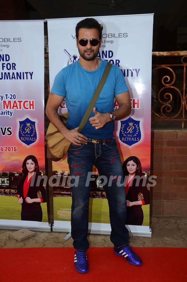 Rohit Roy at Celebrity T-20 Cricket Match