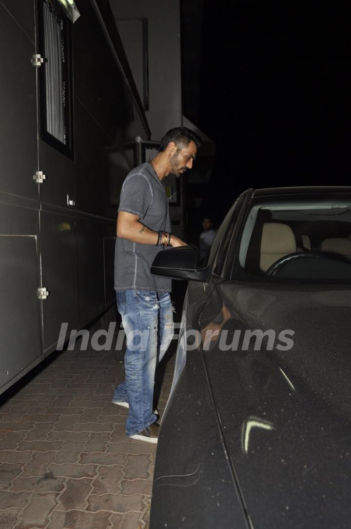 Arjun Rampal was Snapped at 'Filmcity'