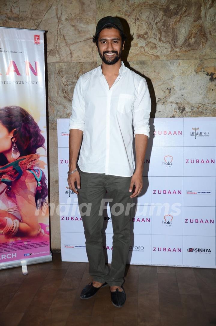 Vicky Kaushal at Special Screening of 'Zubaan'