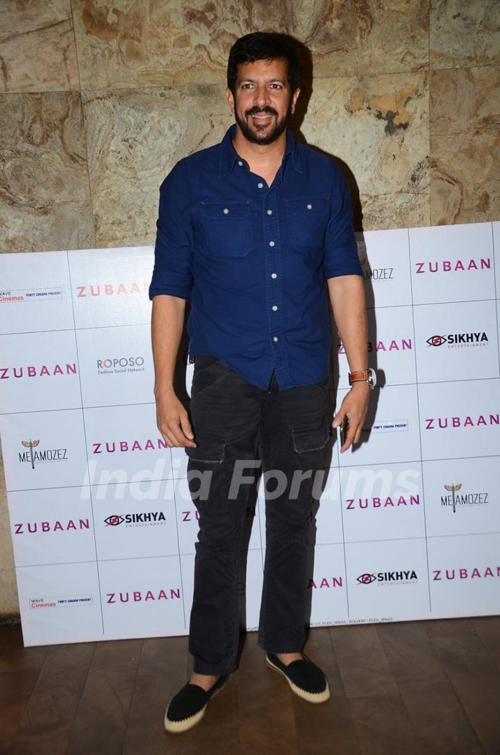 Kabir Khan attends the Special Screening of 'Zubaan'