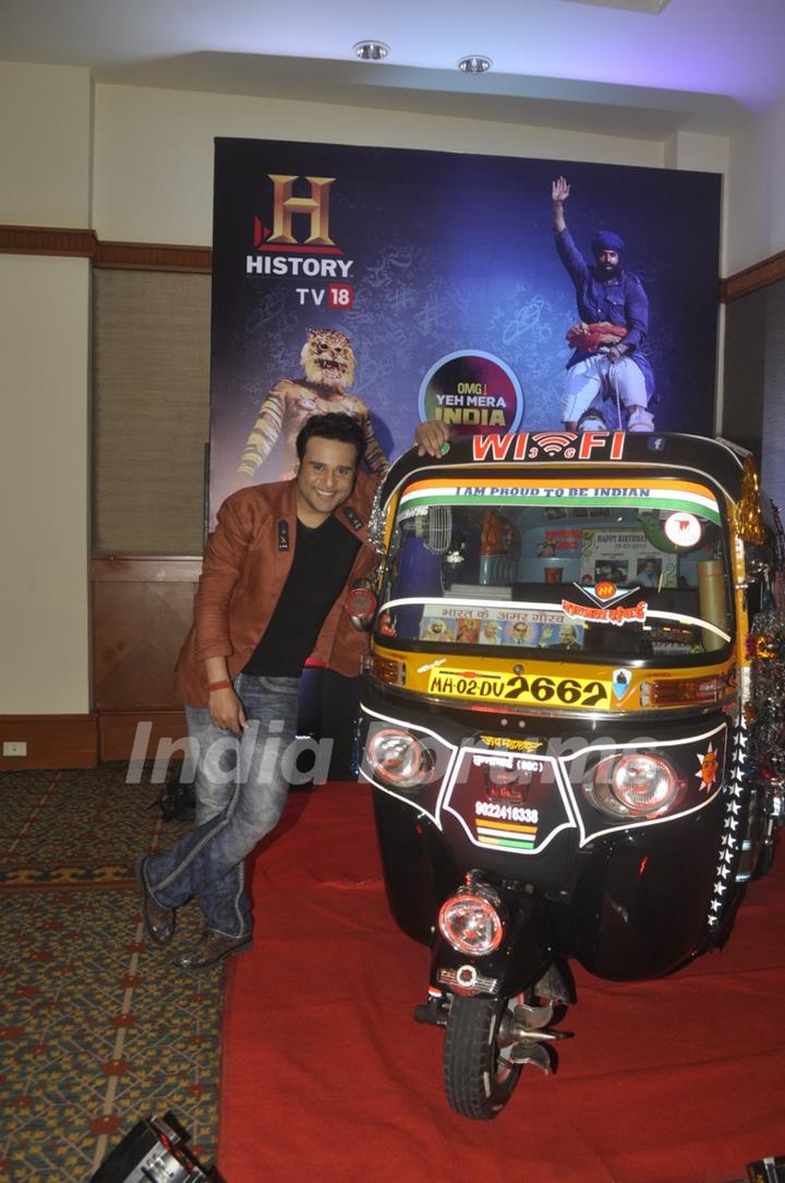 Krushna Abhishek at Launch of New Show 'OMG! Yeh Mera India'