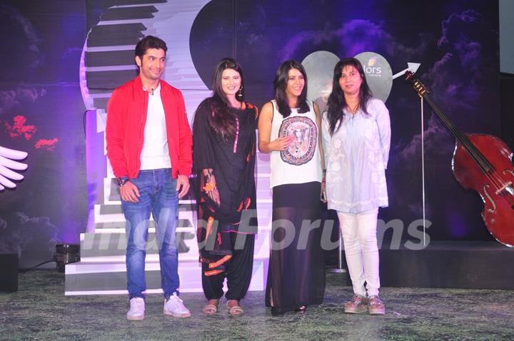 Ekta Kapoor With the Cast at Launch of Colors' New Show 'Kasam Tere Pyaar Ki'