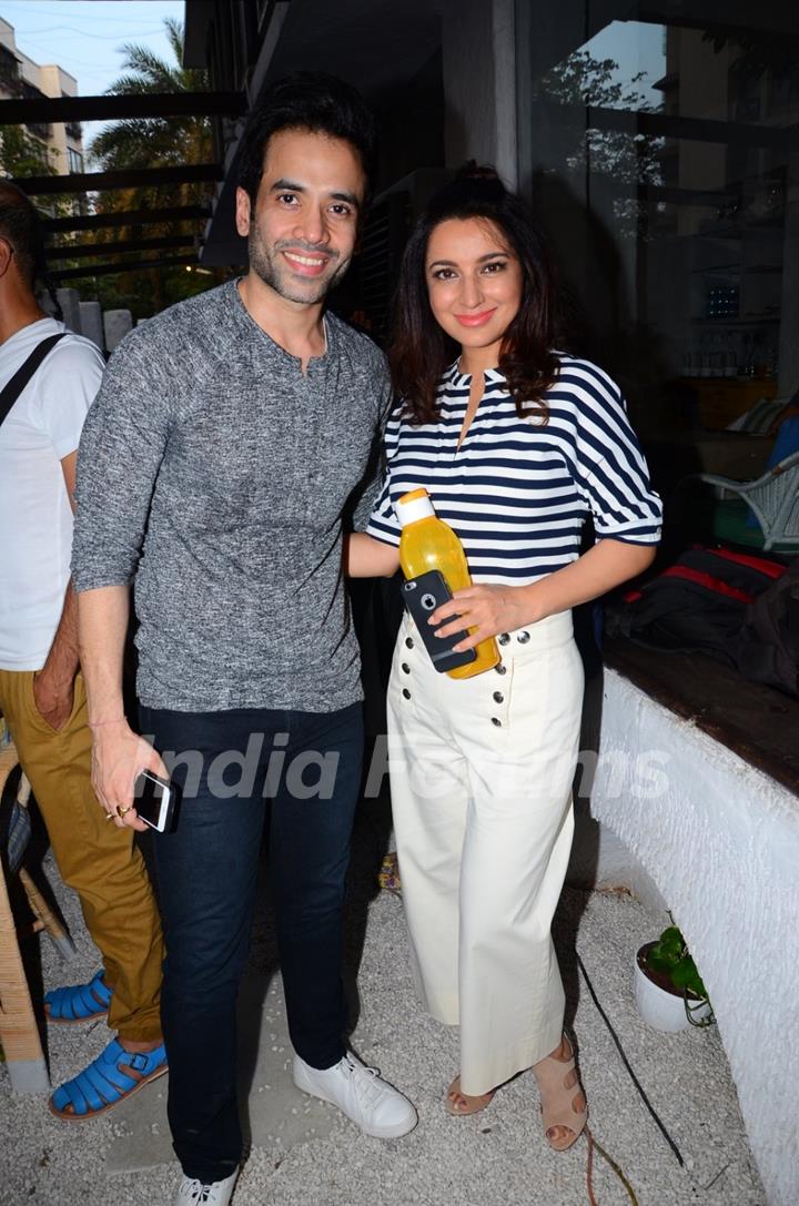Tusshar Kapoor and Tisca Chopra at Launch of Maria Goretti's Book 'From my kitchen to yours'