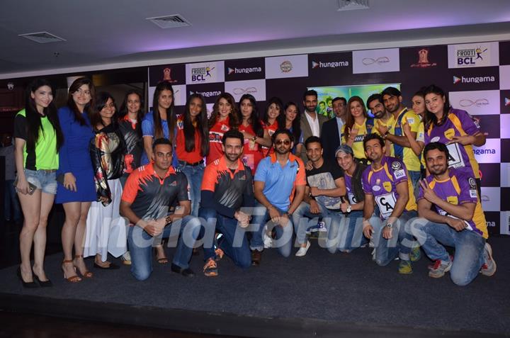 Celebs at Box Cricket League Bash