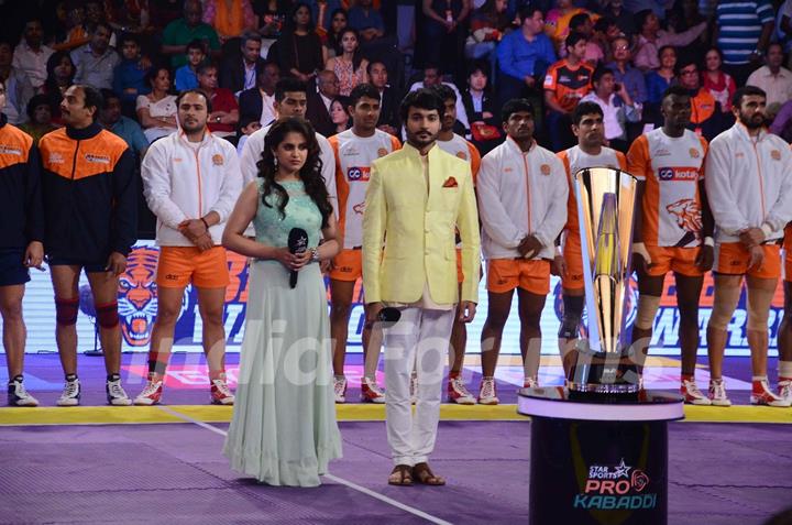 Tanisha at Prokabbadi match