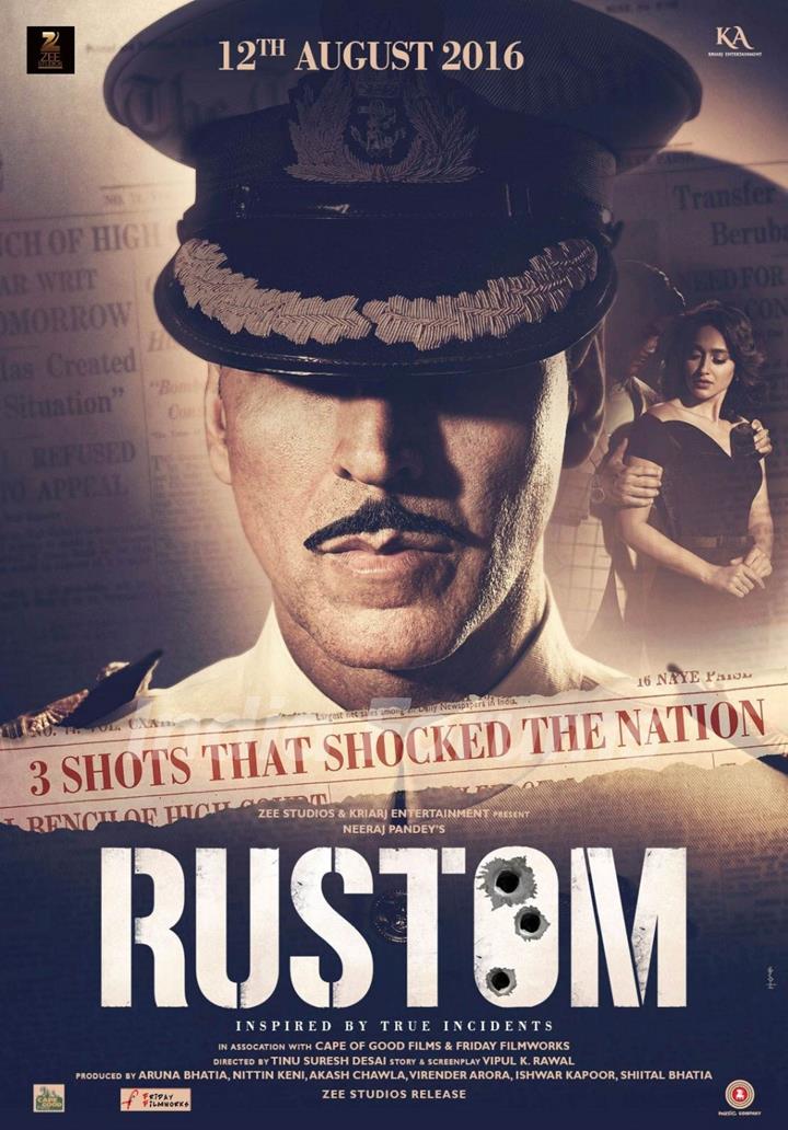 First Poster of Akshay Kumar in and as Rustom