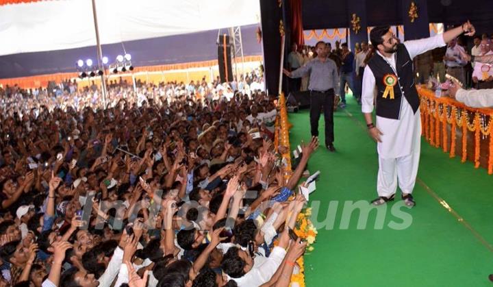 Abhishek Bachchan inaugurates the Spandan Festival at the Benaras Hindu University