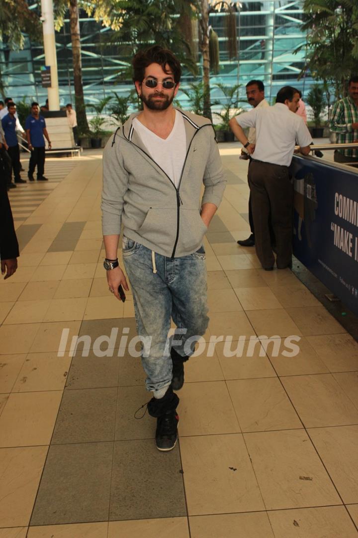 Neil Nitin Mukesh Snapped at Airport