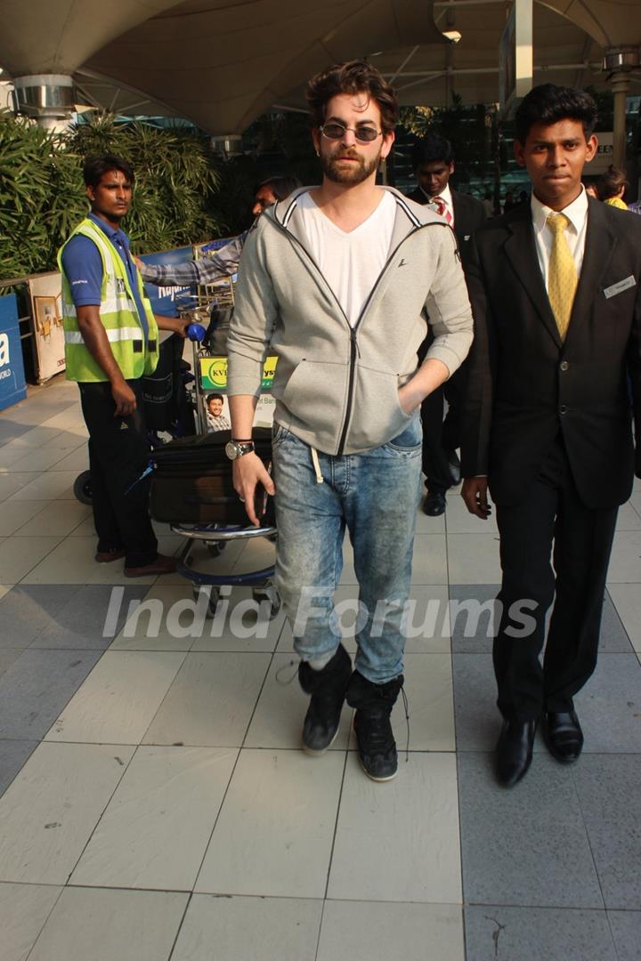 Neil Nitin Mukesh Snapped at Airport