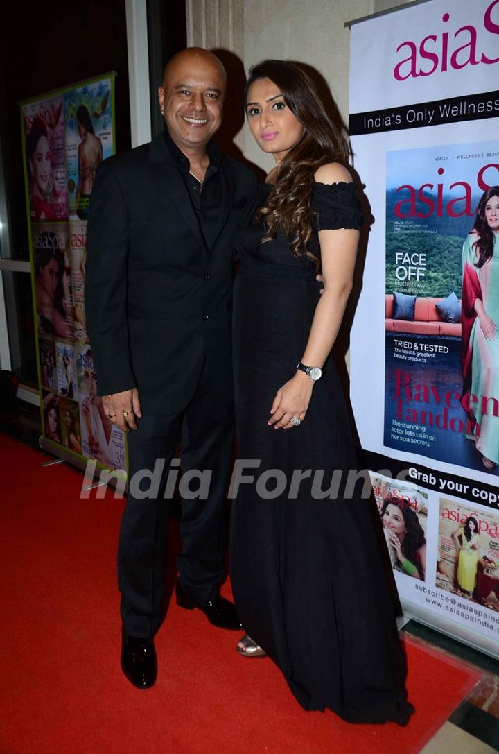 Naved Jafferey with Wife at Asia Spa Awards