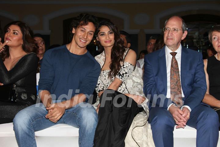 Tiger Shroff and Athiya Shetty at Asia Spa Awards
