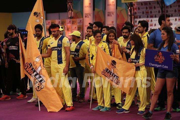 Chennai Swaggers Team at BCL Parade Ceremony