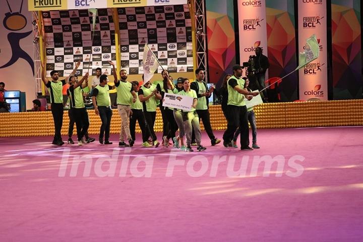 Mumbai Tigers at BCL Parade Ceremony