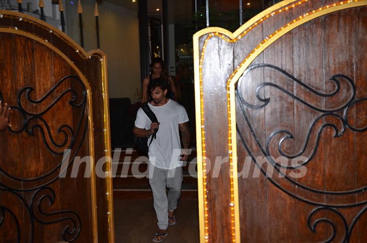 Spotted: Karan Singh Grover and Bipasha Basu Leaving a Spa