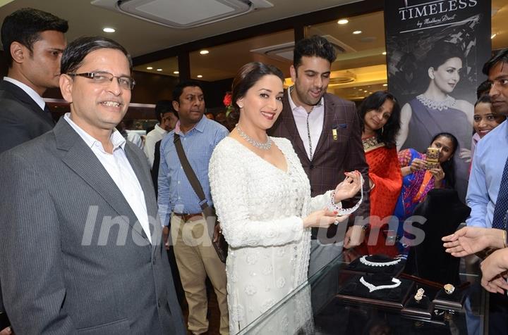 Bollywood Beauty Madhuri Dixit at Inauguration of PNG Jeweller's New Store