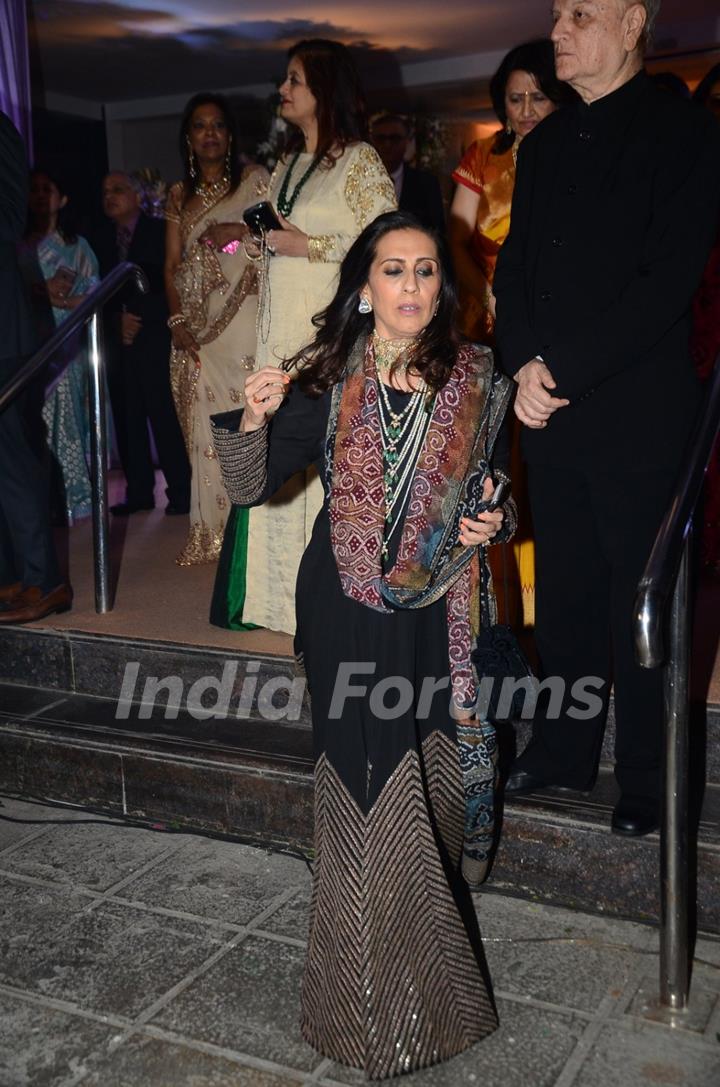 Amrita Singh at Kresha Bajaj's Wedding