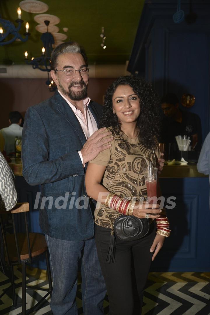 Kabir Bedi and Parveen Dusanj at Launch of 'LIMA Restaurant'