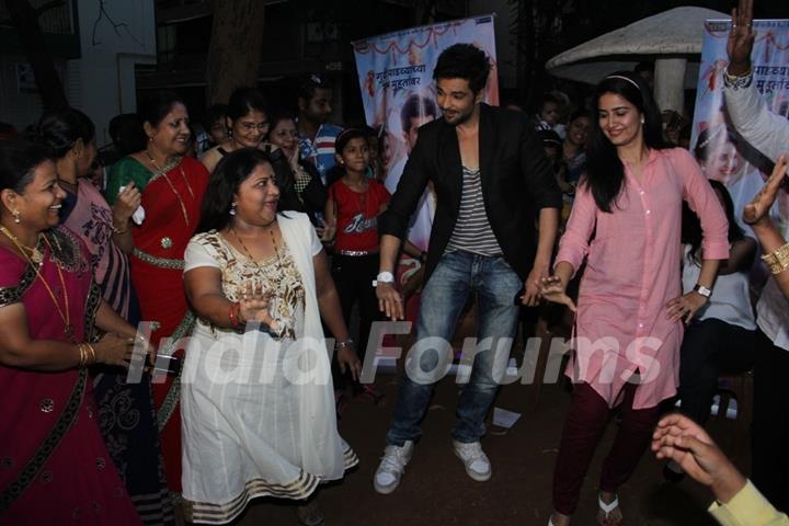 Raqesh Vashisht  Promotes his Marathi Movie 'Vrundavan'