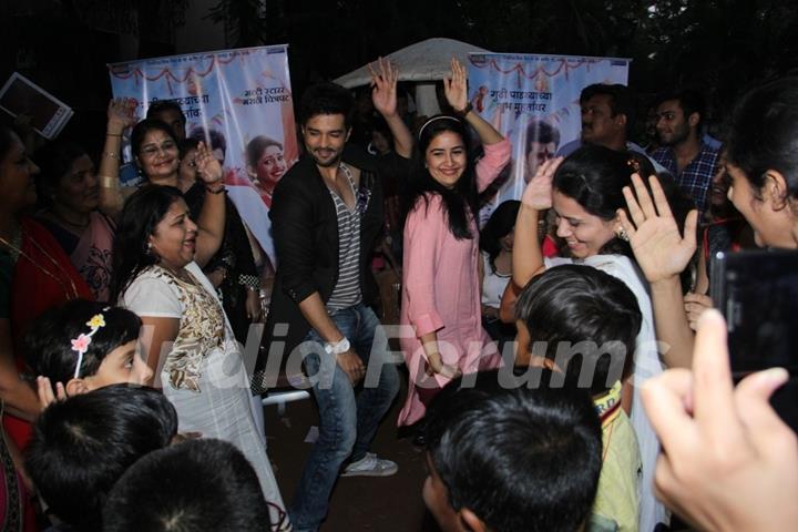 Raqesh Vashisht for Promotion of his Marathi Movie 'Vrundavan'