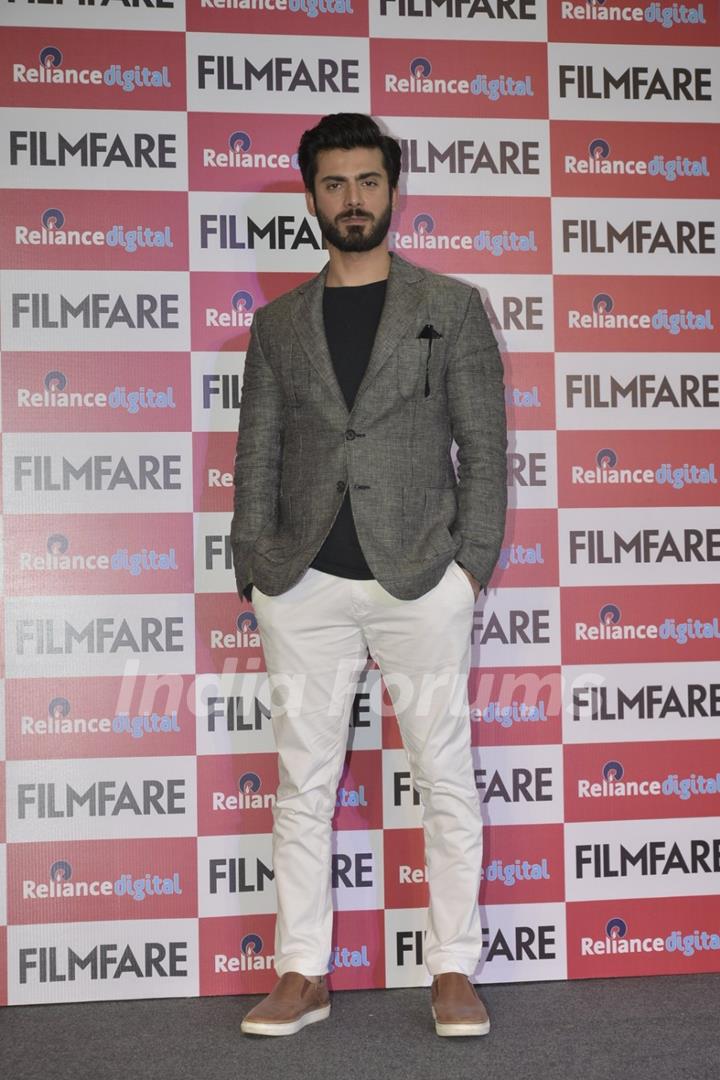 Fawad Khan at Cover Launch of 'Filmfare' Magazine