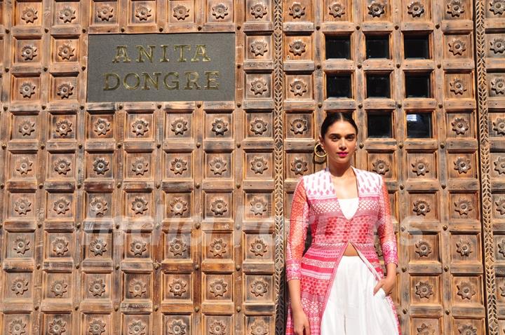 Aditi Rao Hydari Launches Anita Dongre's New Collection