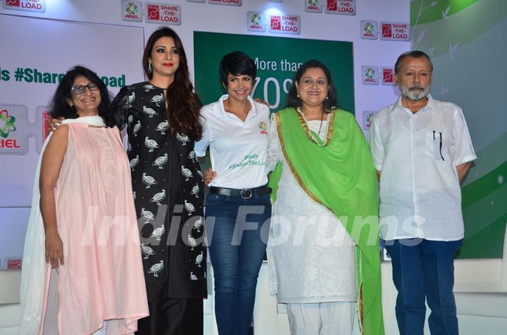 Tabu, Supriya Pathak and Pankaj Kapoor at Ariel Women's Day Event