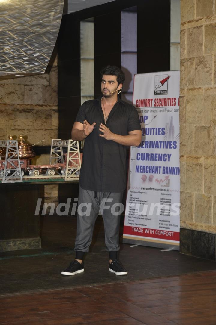 Arjun Kapoor at a Promotional Event of Ki and Ka on Occasion of International Women's Day