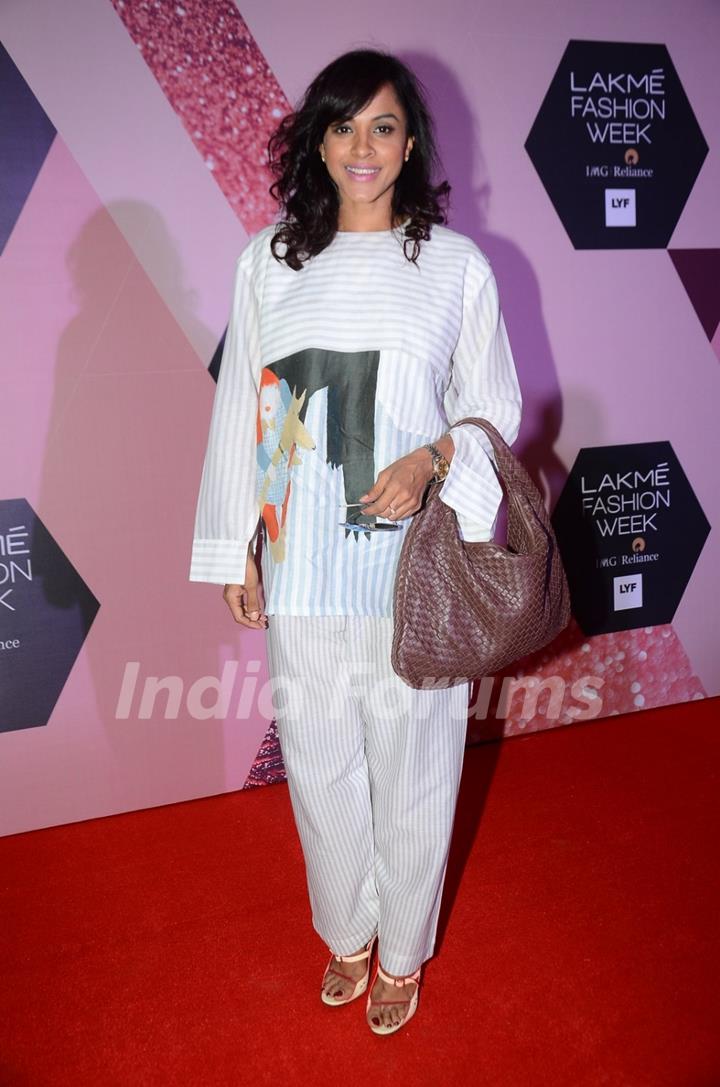 Singer Manasi Scott at Lakme Fashion Week