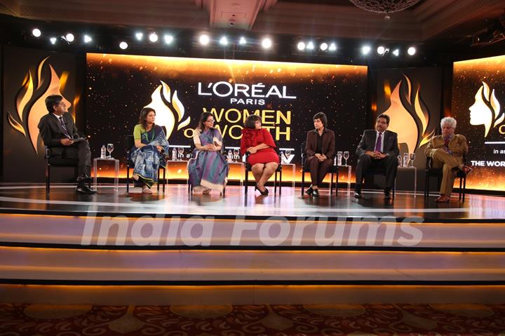 Shabana Azmi and Priya Dutt at 'Women Of Worth' Conclave hosted by NDTV & Lo'real Paris