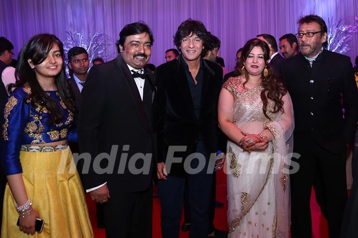 Chunky Pandey at Awdesh Dixit's Indore Bash