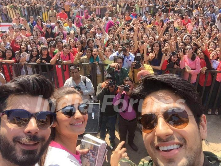 Promotions of Kapoor & Sons at Chandigarh